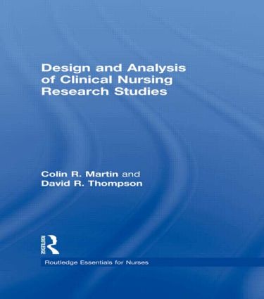 Design and Analysis of Clinical Nursing Research Studies