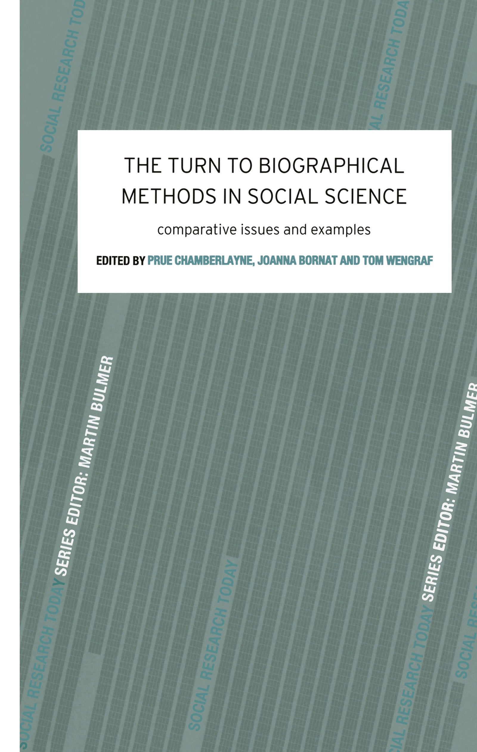 Turn to Biographical Methods in Social Science