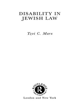 Disability in Jewish Law