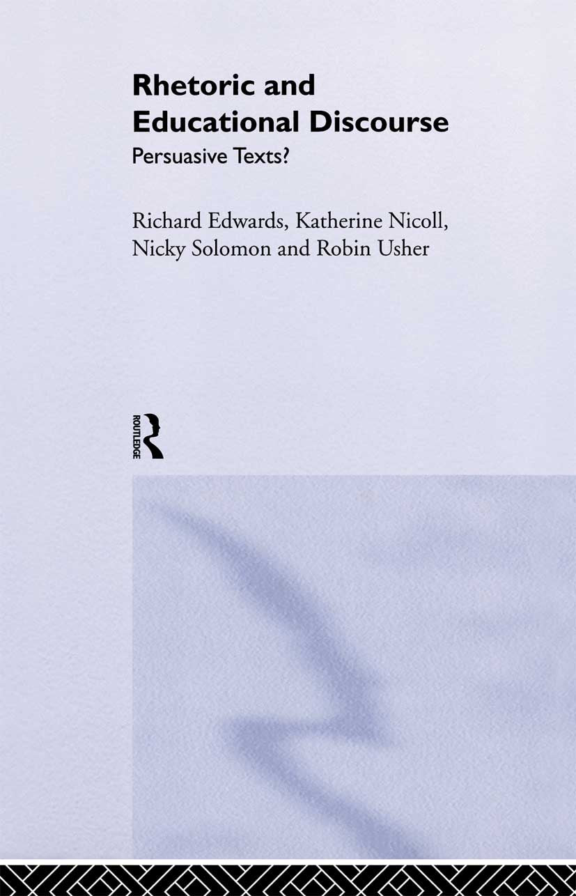 Rhetoric and Educational Discourse