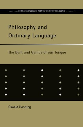 Philosophy and Ordinary Language