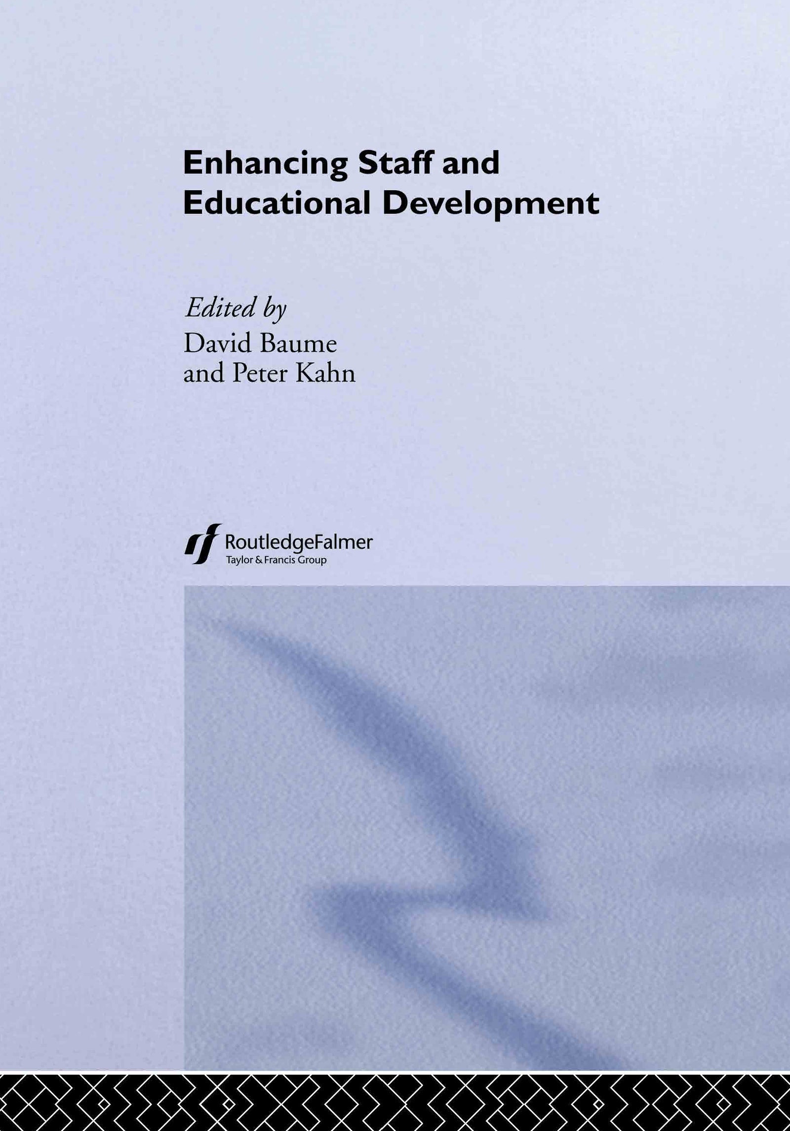 Enhancing Staff and Educational Development