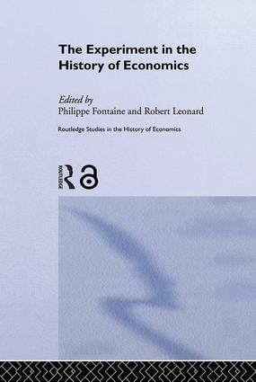 Experiment in the History of Economics