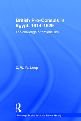 British Pro-Consuls in Egypt, 1914-1929