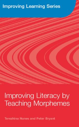 Improving Literacy by Teaching Morphemes