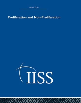 Proliferation and Non-Proliferation