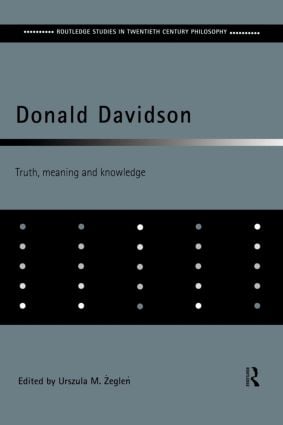 Donald Davidson - Paperback / softback
