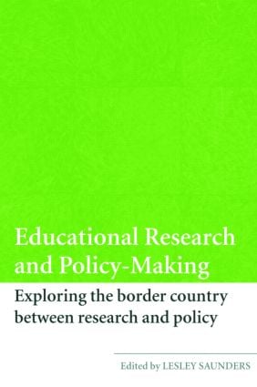 Educational Research and Policy-Making