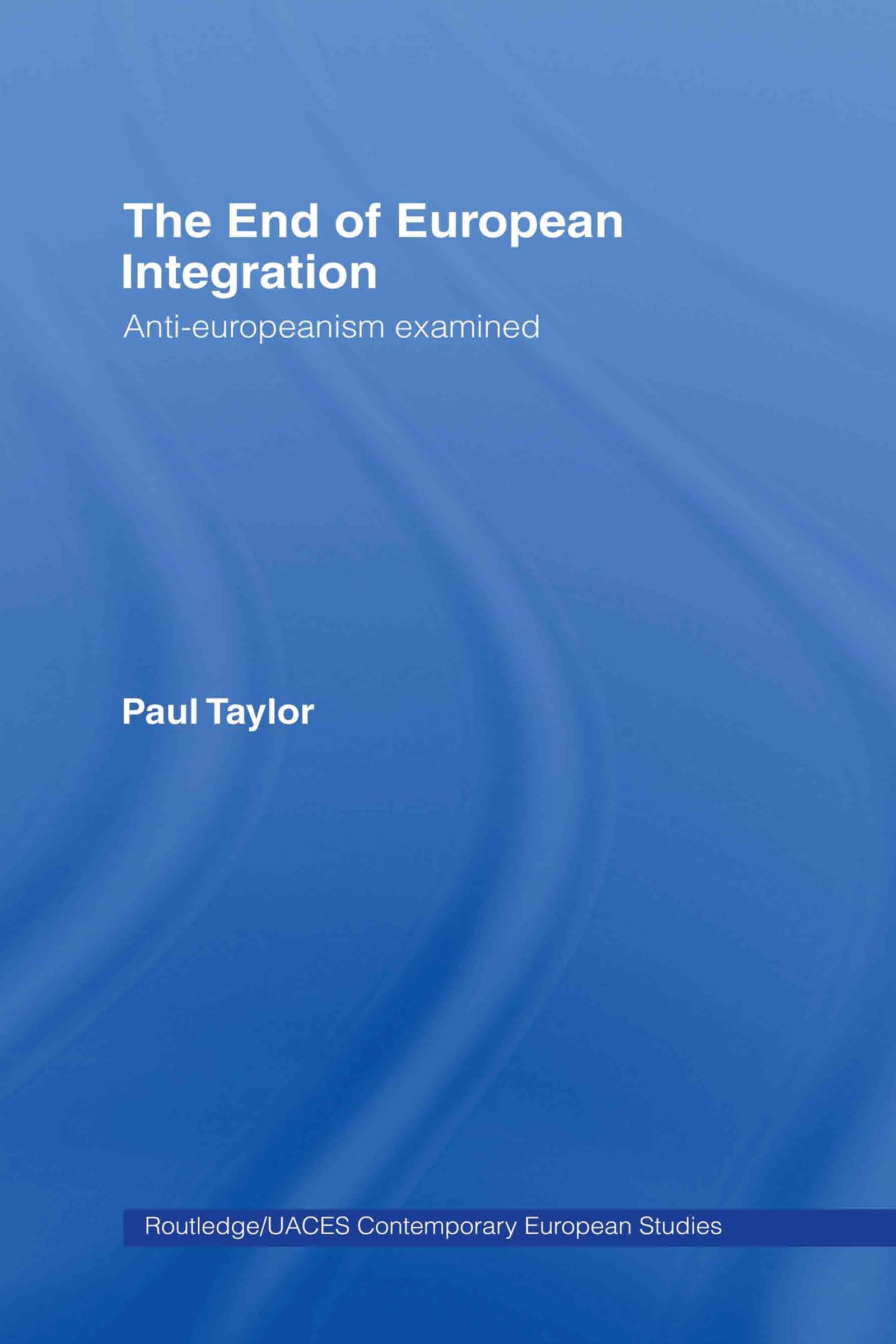 End of European Integration