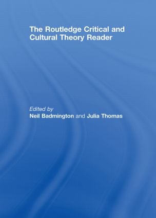 Routledge Critical and Cultural Theory Reader - Hardback