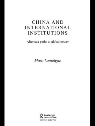 China and International Institutions