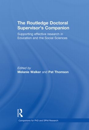 Routledge Doctoral Supervisor's Companion