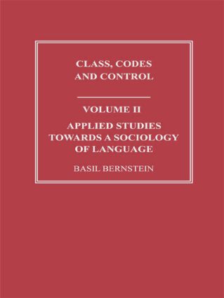 Applied Studies Towards a Sociology of Language