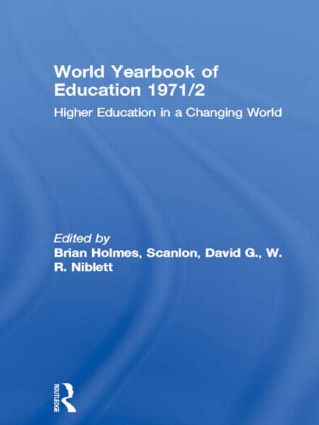 World Yearbook of Education 1971/2