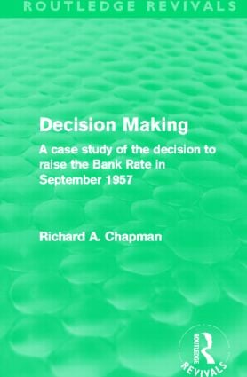 Decision Making (Routledge Revivals)