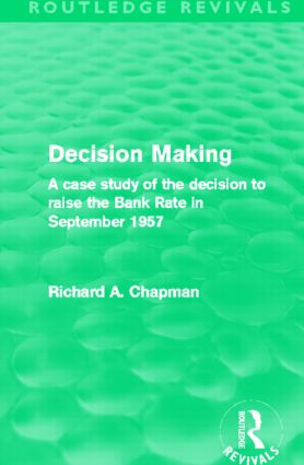 Decision Making (Routledge Revivals)