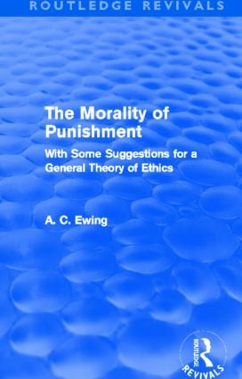 Morality of Punishment (Routledge Revivals)