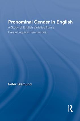 Pronominal Gender in English