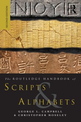 Routledge Handbook of Scripts and Alphabets