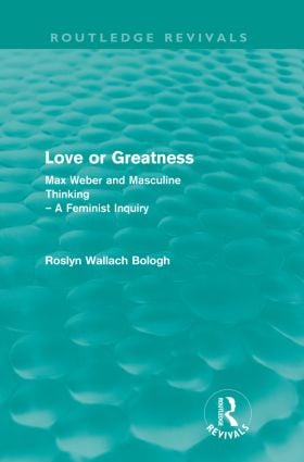Love or greatness (Routledge Revivals)