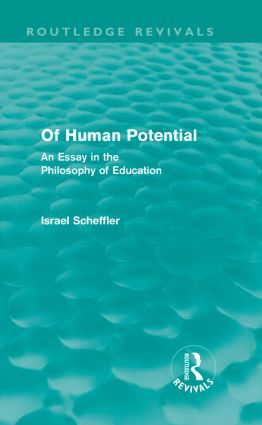 Of Human Potential (Routledge Revivals)