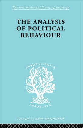 Analysis of Political Behaviour