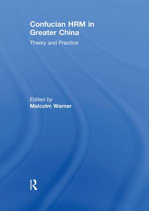 Confucian HRM in Greater China