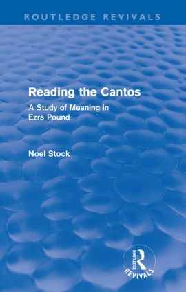 Reading the Cantos (Routledge Revivals)