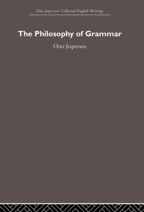Philosophy of Grammar