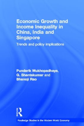 Economic Growth and Income Inequality in China, India and Singapore