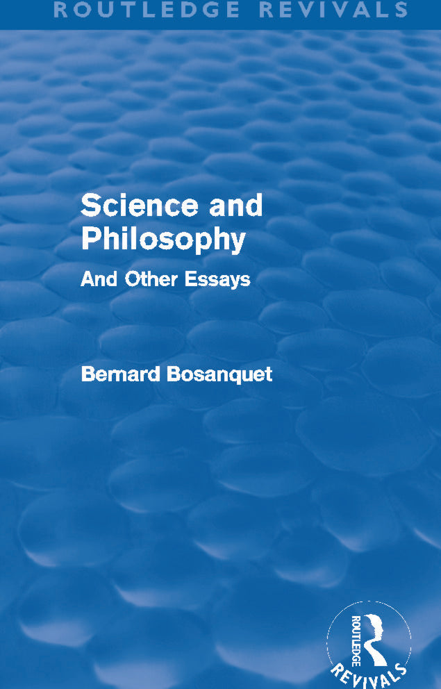 Science and Philosophy (Routledge Revivals)