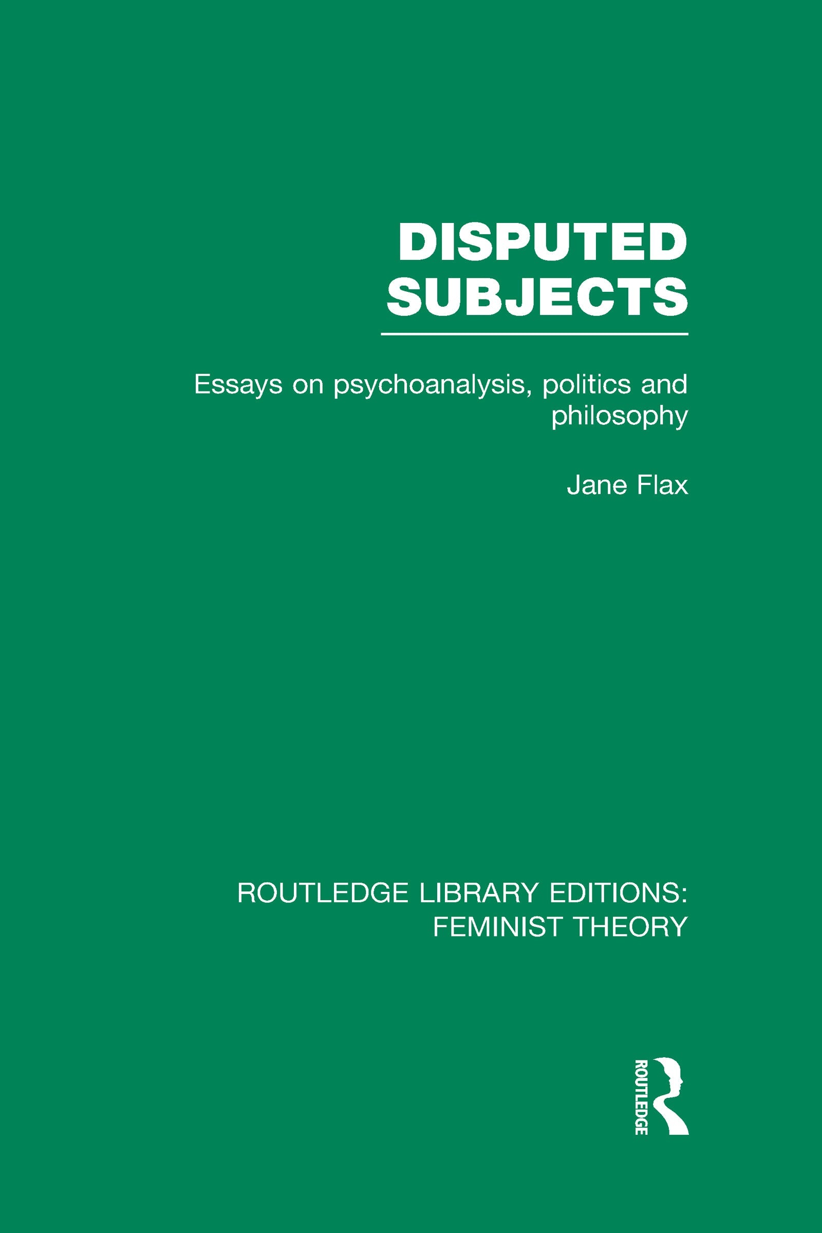 Disputed Subjects (RLE Feminist Theory)