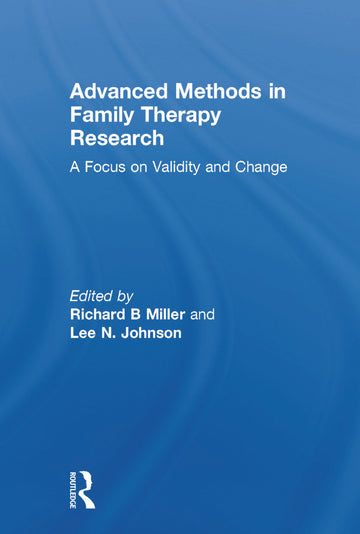 Advanced Methods in Family Therapy Research