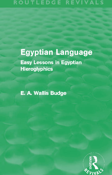 Egyptian Language (Routledge Revivals)