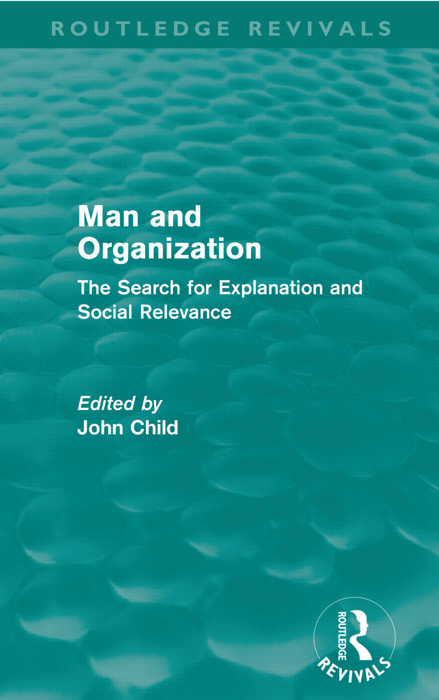 Man and Organization (Routledge Revivals)