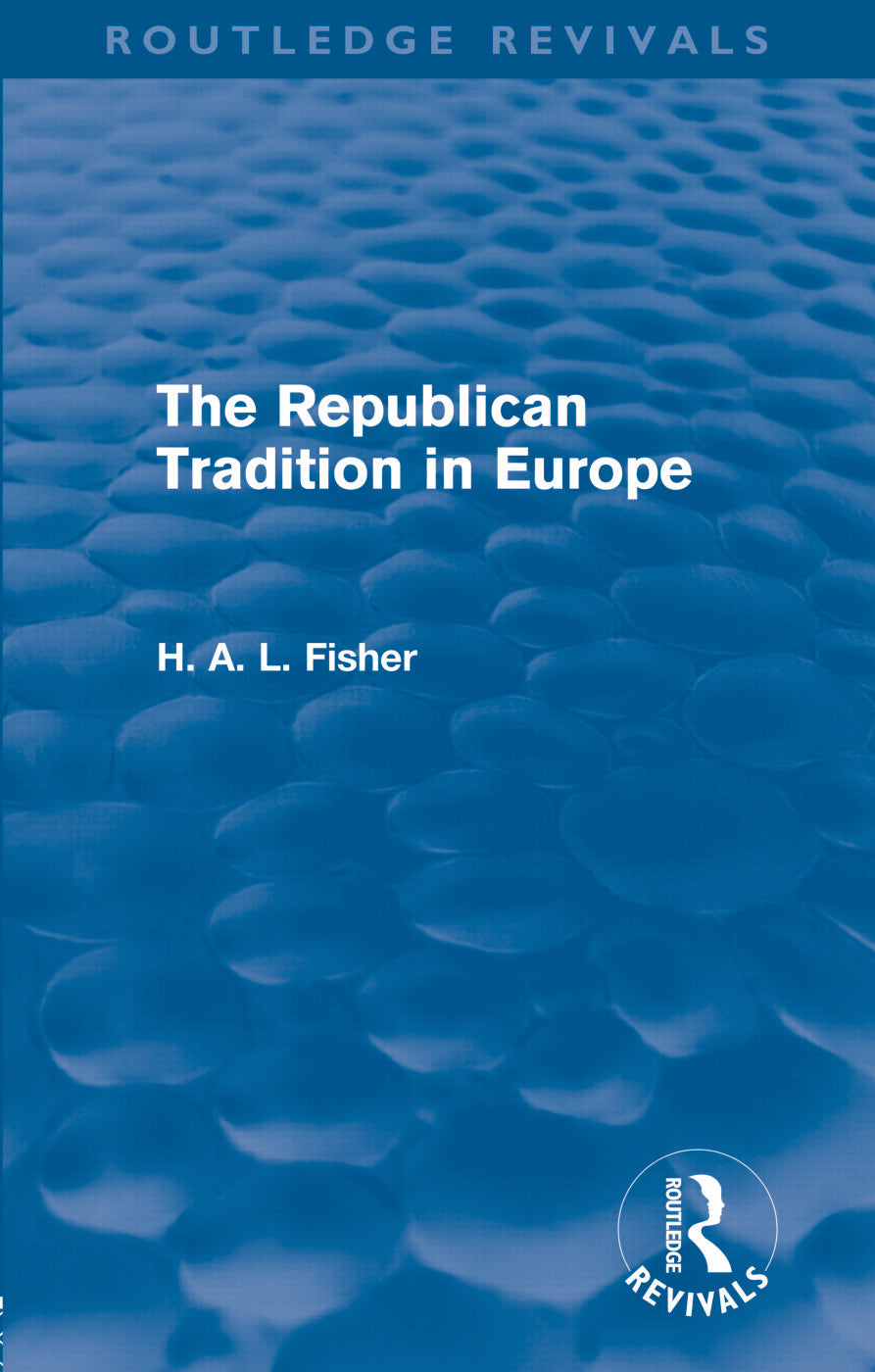 Republican Tradition in Europe