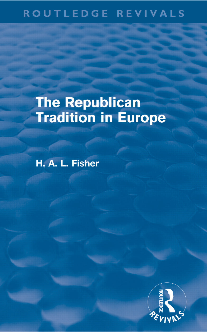 Republican Tradition in Europe