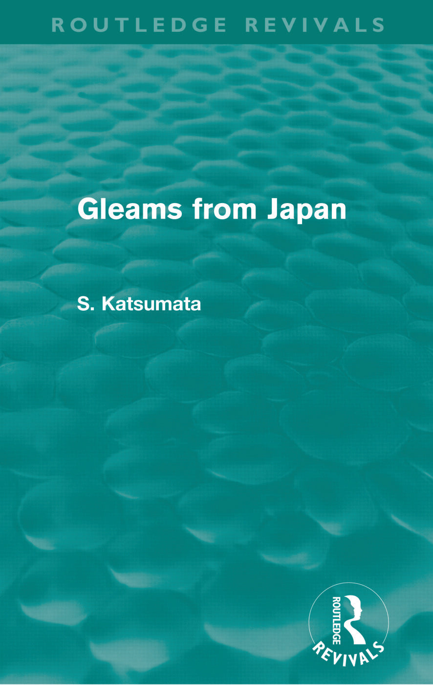 Gleams From Japan (Routledge Revivals)