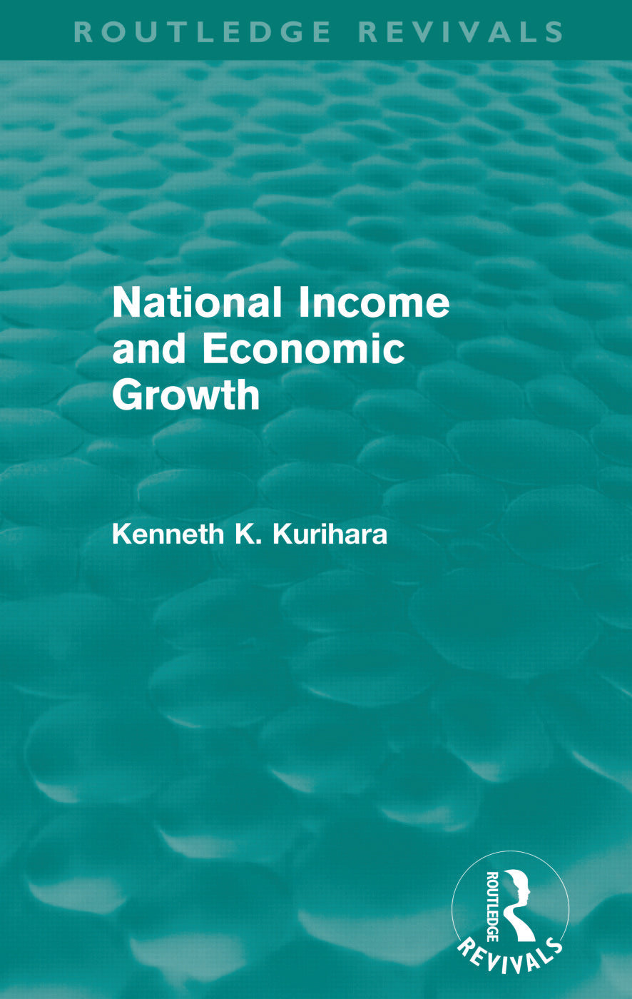 National Income and Economic Growth (Routledge Revivals)