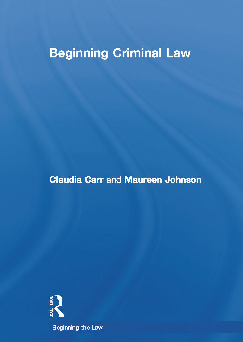 Beginning Criminal Law