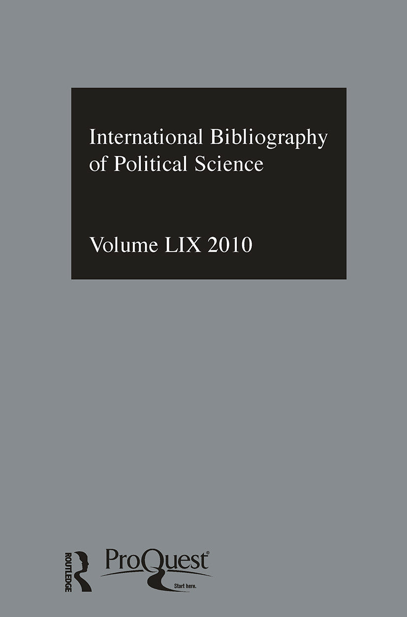 IBSS: Political Science: 2010 Vol.59