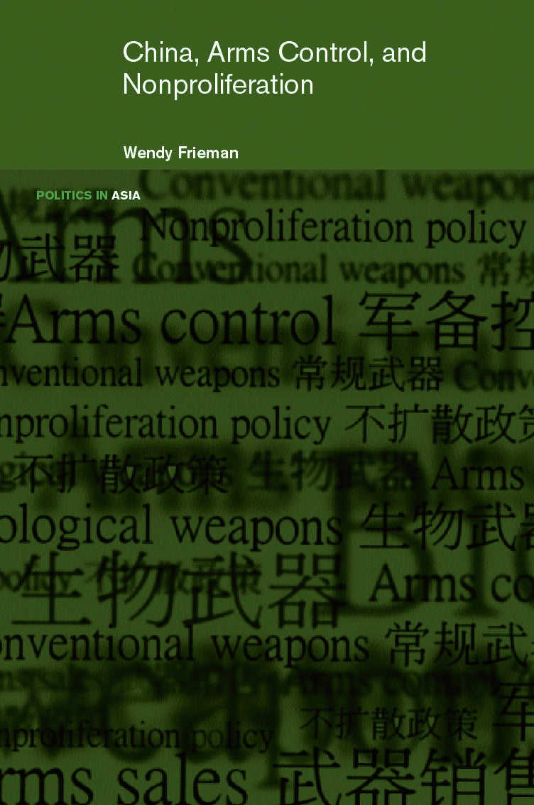 China, Arms Control, and Non-Proliferation