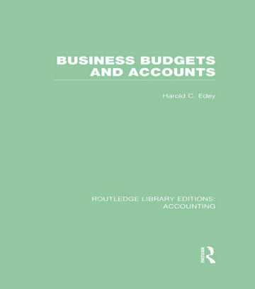 Business Budgets and Accounts (RLE Accounting)