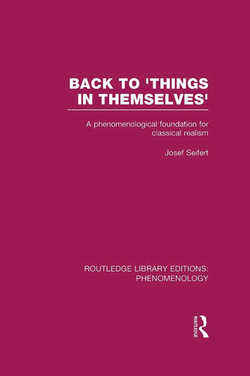 Back to 'Things in Themselves'