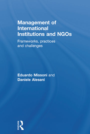 Management of International Institutions and NGOs