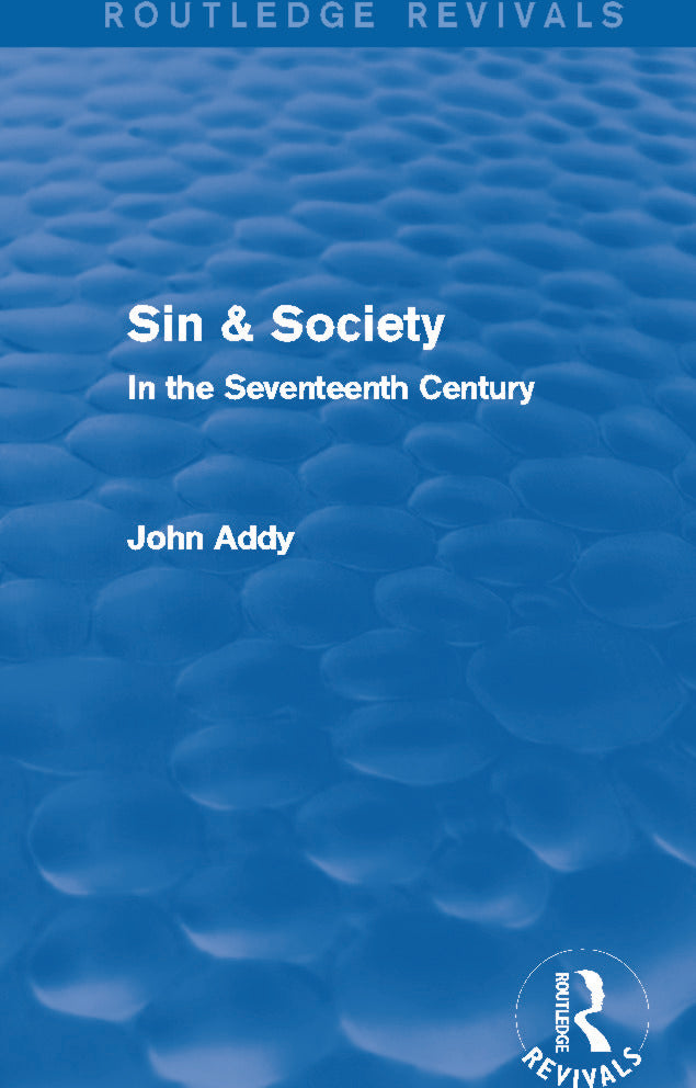 Sin & Society (Routledge Revivals)