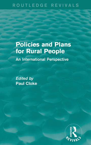 Policies and Plans for Rural People (Routledge Revivals)