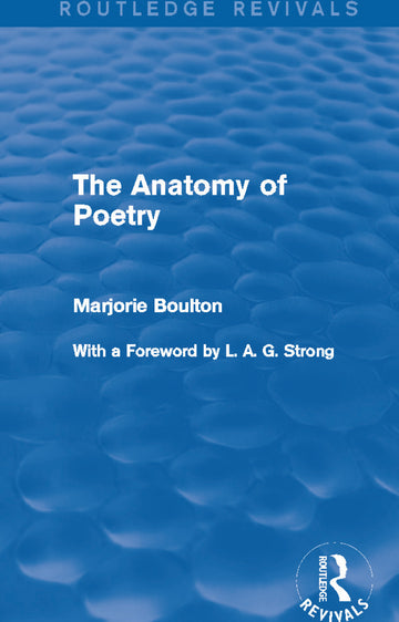 Anatomy of Poetry (Routledge Revivals)