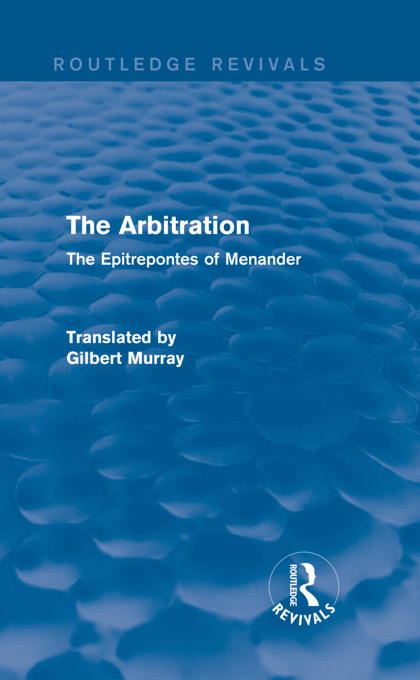Arbitration (Routledge Revivals)