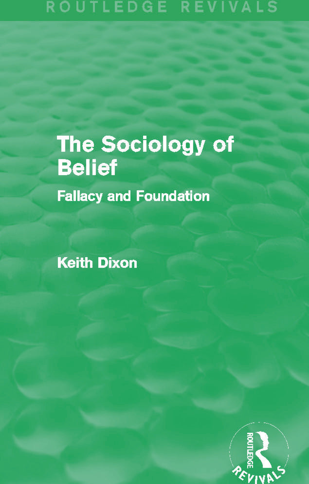 Sociology of Belief (Routledge Revivals)